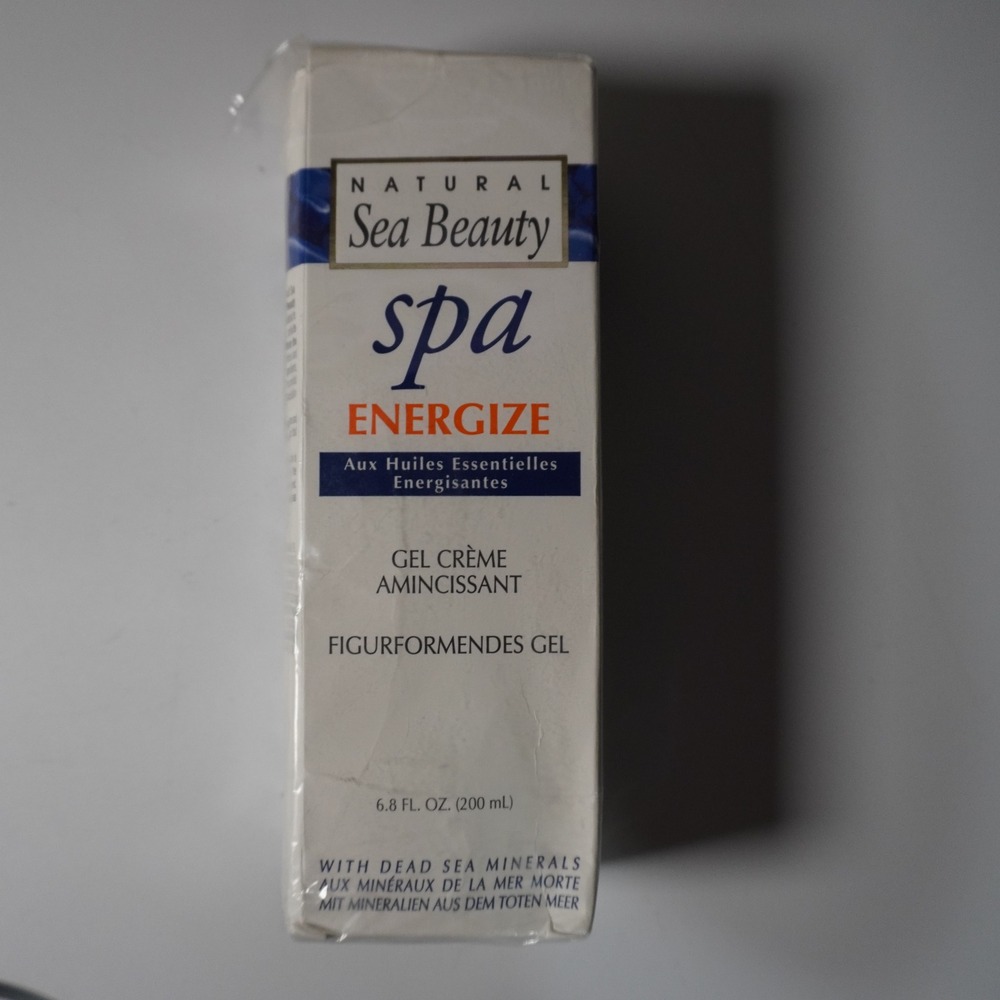 Natural Sea Beauty Spa Energize Body Shaper Gel Creme Amincissant Dead‎ Sea NIB